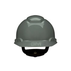 3M H-708SFR-UV 3M SecureFit Hard Hat H-708SFR-UV Grey 4-Point Pressure Diffusion Ratchet Suspension with UVicator 20/Case 3M 7100240000
