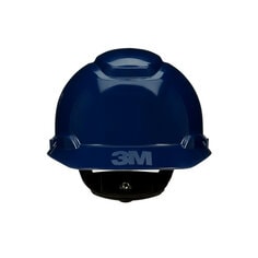 3M H-710SFR-UV 3M SecureFit Hard Hat H-710SFR-UV Navy Blue 4-Point Pressure Diffusion Ratchet Suspension with UVicator 20/Case 3M 7100240005