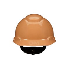 3M H-711SFR-UV 3M SecureFit Hard Hat H-711SFR-UV Tan 4-Point Pressure Diffusion Ratchet Suspension with Uvicator 20/Case 3M 7100240006