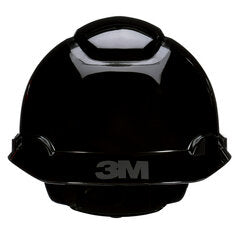 3M H-712SFV-UV 3M SecureFit Hard Hat H-712SFV-UV Black Vented 4-Point Pressure Diffusion Ratchet Suspension with Uvicator 20/Case 3M 7100240011