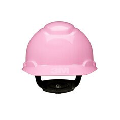 3M H-713SFR-UV 3M SecureFit Hard Hat H-713SFR-UV Pink 4-Point Pressure Diffusion Ratchet Suspension with Uvicator 20/Case 3M 7100240002