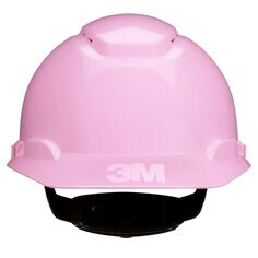 3M H-713SFV-UV 3M SecureFit Hard Hat H-713SFV-UV Pink Vented 4-Point Pressure Diffusion Ratchet Suspension with Uvicator 20/Case 3M 7100240026