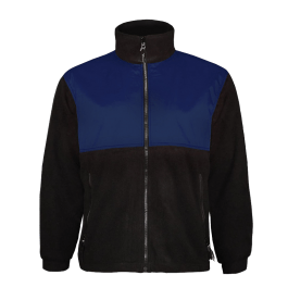 Viking Tempest 402NB-M  ~  Premium Fleece Jacket in Navy/Black (Medium) - Ariba Safety