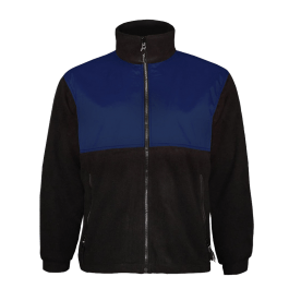 Viking Tempest 402NB-L  ~  Premium Fleece Jacket in Navy/Black (Large) - Ariba Safety
