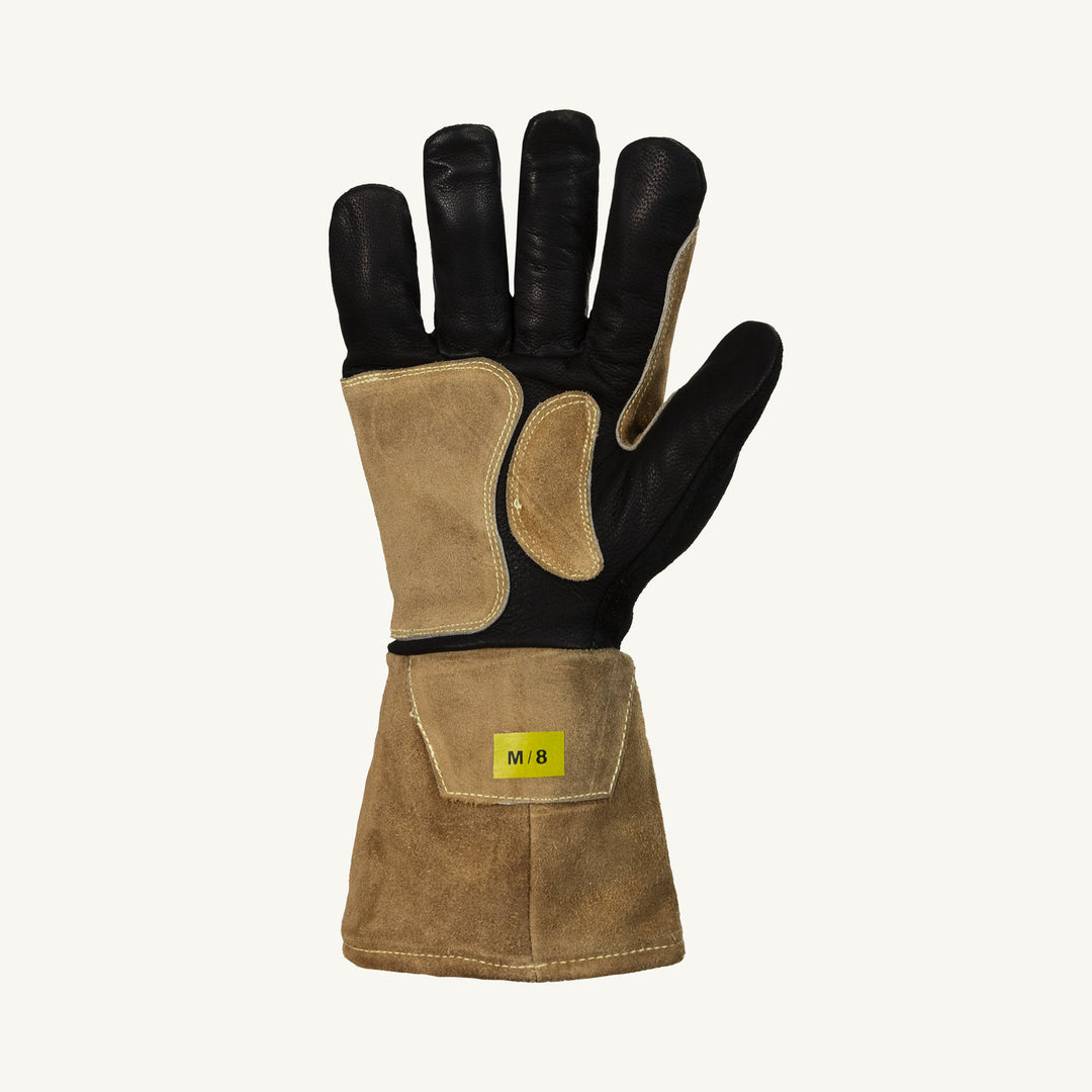 Superior Glove 505GPL Glove - Endura Deluxe Welders Graingoat Palm W/Split Lthr Patches Split Back Kevlar Sewn