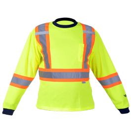 Viking 6015G-XL  ~  Safety Cotton Lined Long Sleeve Shirt - Ariba Safety