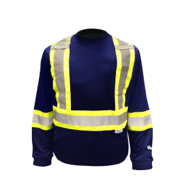 Viking 6015N-XXL  ~  Safety Cotton Lined Long Sleeve Shirt - Ariba Safety