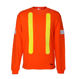Viking 6017O-XL  ~  Safety Cotton Long Sleeve Shirt - Ariba Safety