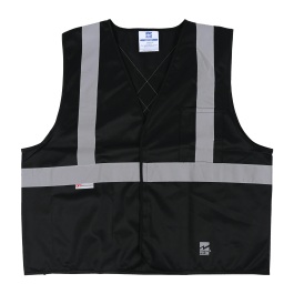 Viking Open Road 6106BK-4XL/5XL  ~  Solid Safety Vest - Ariba Safety