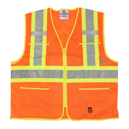Open Road 6112O-XXL  ~  Zipper Safety Vest - Ariba Safety