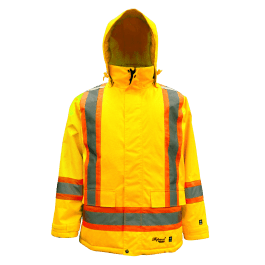 Viking Professional Freezer 6450JG-XL  ~  300D Trilobal Rip-Stop Jacket in Yellow (X-Large) - Ariba Safety