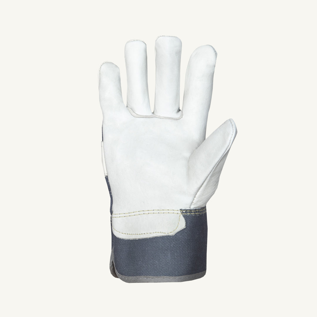Reusable Gloves Superior Glove 76BFLL Ladies Cowhide Fitters Gloves with Fleece Lining and Safety Cuffs (Small)