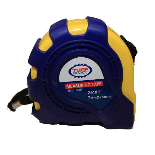 Tape Measures Tuff Grade TGTM-004 25' X 1 Inch 7.5Mx25mm Tape Measure Imperial & Metric