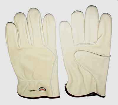 Drivers Gloves Tuff Grade TGG-408-L Leather Grain Driver's Gloves Unlined