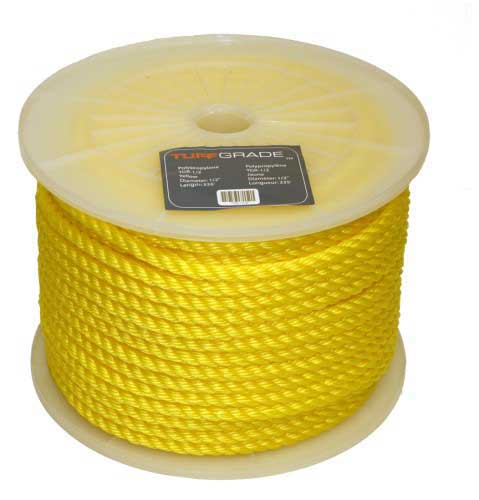 Ropes Tuff Grade 164343 Poly Reel Yellow 5/8 Inch X 200' Rope