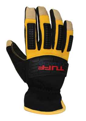 Work Gloves Tuff Grade TGG-516-XL Extra Large Black Deerskin Full Palm Gloves