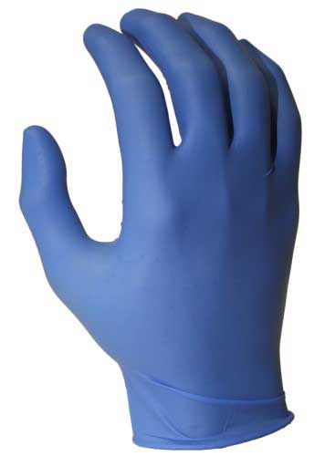 Disposable Gloves Tuff Grade TGG-110-08 Disposable Nitrile Gloves Powder Free, Textured Fingers