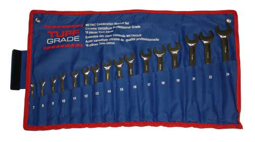 Combination Wrenches Tuff Grade TGCW-SET-16PC-MET 16 Piece Combination Wrench Set 7 To 24mm