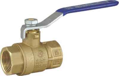Valves Tuff Grade TG-BBVT-1-1/4 1-1/4 Inch Brass Ball Shut-Off Valve Full Port Threaded
