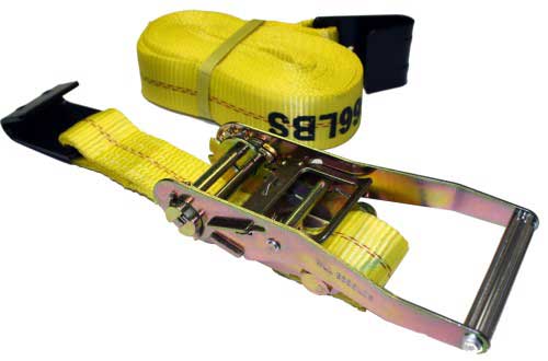 Ratchets & Accessories Tuff Grade RS-227 FLAT CE Ratchet Strap 2 InchX27' Flat Hook Ce Certified
