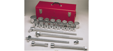 Gray XH25 SOCKET SET 1 DRIVE 12 POINT 24 PIECES GRAY TOOLS XH25