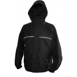 Viking Torrent 828BK-S  ~  Rain Jacket- Polyester/PVC in Black (Small) - Ariba Safety