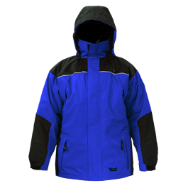 Viking Tempest 838CB-XXXXL  ~  Hi-Tech Stroller Jacket with Waterproof Pocket & Pit Zips - Royal Blue/Black (4X-Large) - Ariba Safety