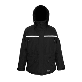 Viking Tempest 850BK-XXXXXL  ~  Lined Jacket rated for -50°C with 250 GSM ThermoMAXX Diamond Quilted Insulation in Black (5X-Large) - Ariba Safety