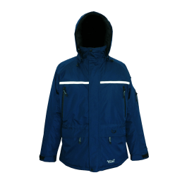 Viking Tempest 850N-XXXXXL  ~  Lined Jacket rated for -50°C with 250 GSM ThermoMAXX Diamond Quilted Insulation in Navy (5X-Large) - Ariba Safety