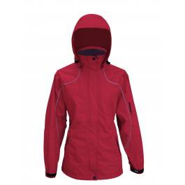 Viking Creekside 880R-L  ~  3 in 1 Ladies' All-Season Jacket in Red (Large) - Ariba Safety