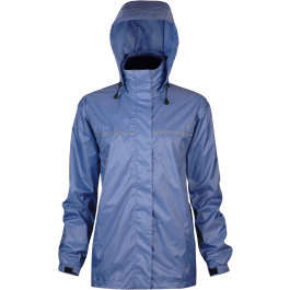 Viking Windigo 920HB-S  ~  Ladies' Lightweight Waterproof Jacket in Blue (Small) - Ariba Safety