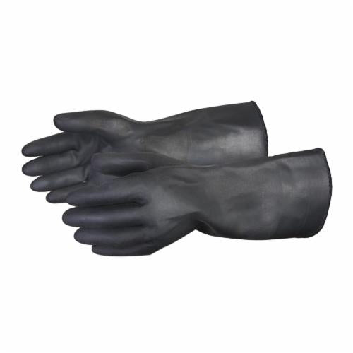 Reusable Gloves Superior Glove NE240TKL-9 Heavy Duty Neoprene Fryer's Gloves with Terry Knit Lining - 16 Inch (Size 9)