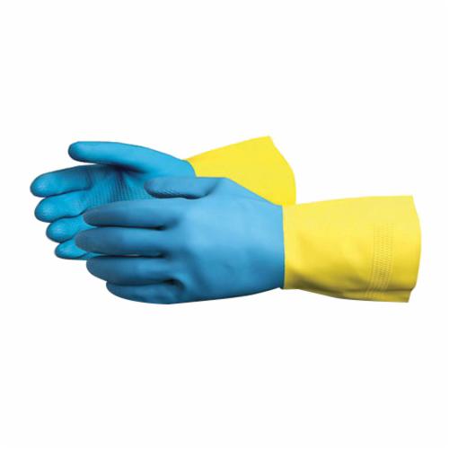 Reusable Gloves Superior Glove NL3030-7 Neoprene Over Latex Gloves with Flock Lining - 12 Inched Long, 30 Mil Thick (Size 7)