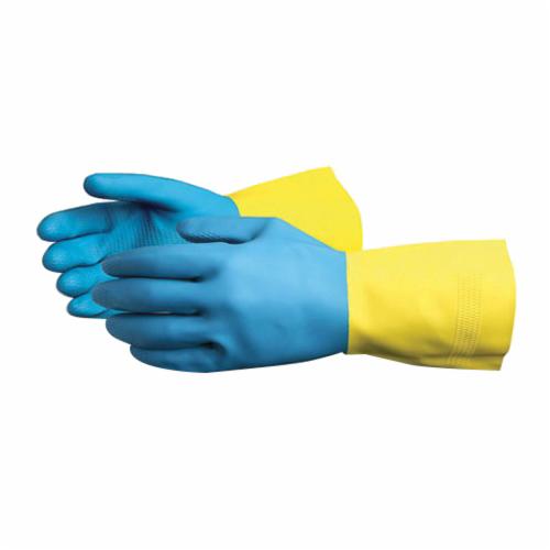 Reusable Gloves Superior Glove NL303010 Chemical Resistant Gloves -Neoprene over Latex with Flock Lining Neoprene Over - 12 Inch (Size 10)