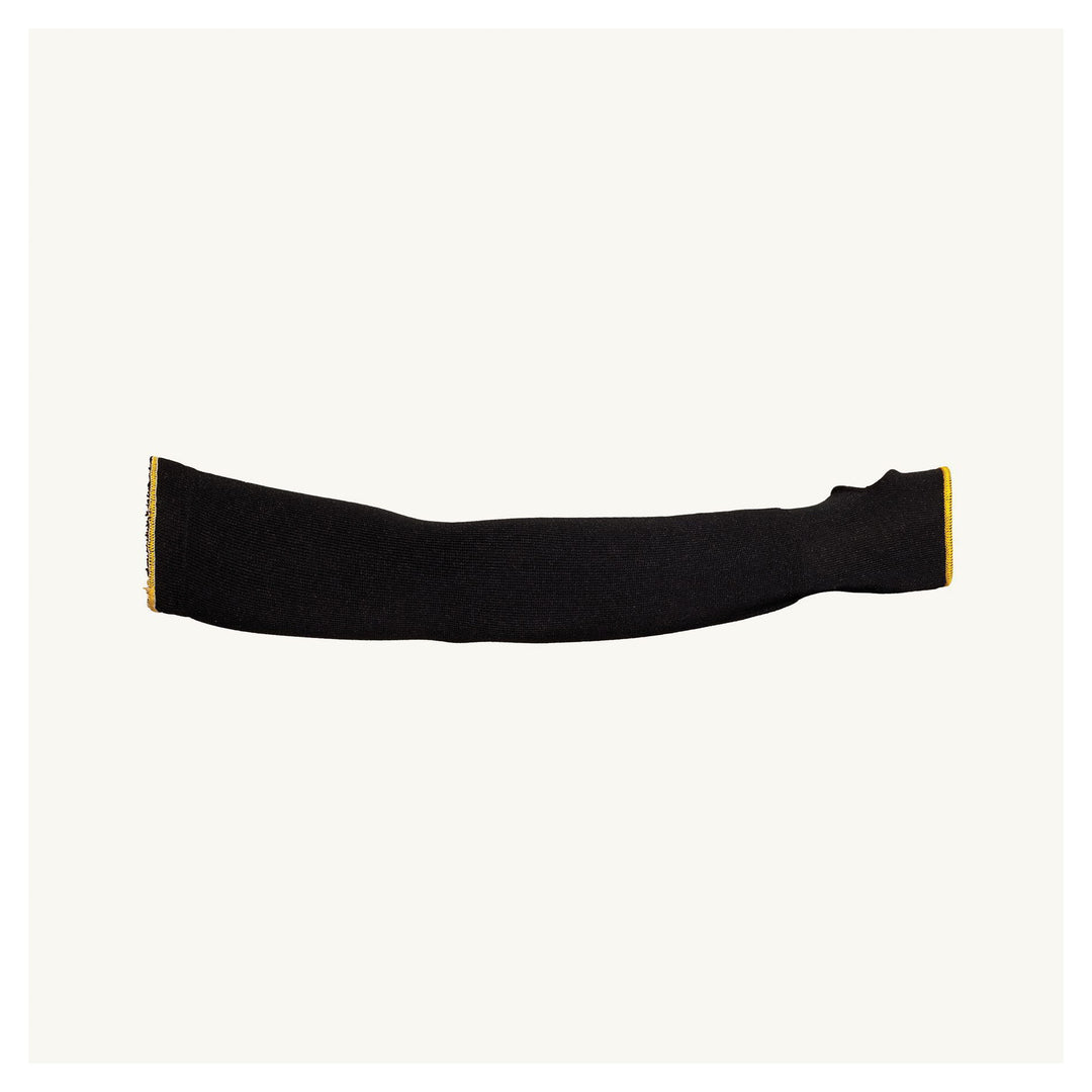 Superior Glove KPG1T22THS Black Cutban Sleeve Tapered Knit Single Layer 22 Inch With Thumbhole ANSI A3 Cut