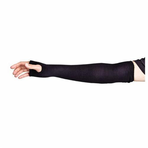 Superior Glove KPXW18TH Black Protex Sleeves Tubular Knit Double Layer 18 Inch With Th ANSI A2