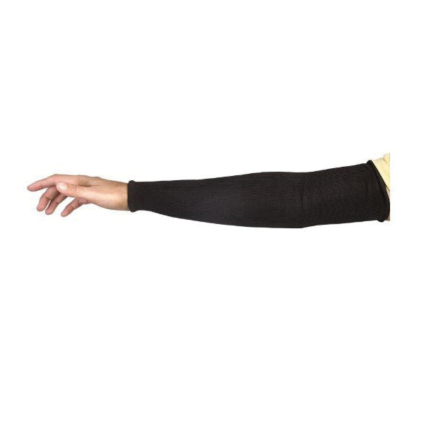 Superior Glove KPXWE18 Black Protex Sleeve Tubular Knit Stayz-Up Elastic Top 18 Inch ANSI A2