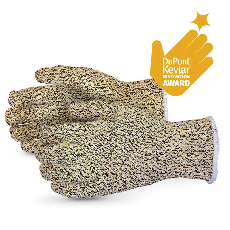 Reusable Gloves Superior Glove SKGCXPS/L Blended Kevlar Steel Gloves with Preshrunk/Size Locked Reinforced Thumb (Large)