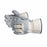 Reusable Gloves Superior Glove 69BRR Leather Side-Split Fitters Gloves with Double Palm and Safety Cuff (Large)