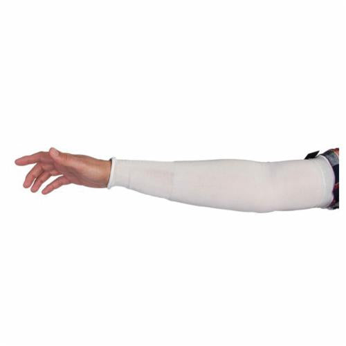Superior Glove KN1T18V Cutban Cool Sleeve White 18 Inch Tapered Knit Single Layer Velcro Strap At Top,Ansi A3 Cut