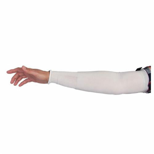 Superior Glove KN1T18V/S Cutban Cool Sleeve White 18 Inch Tapered Knit Single Layer Velcro Strap At Top,Ansi A3 Cut