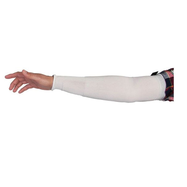 Superior Glove KN1T18/S Cutban Cool Sleeve White 18 Tapered Knit Single Layer Ansi A3 Cut Superior