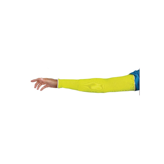 Superior Glove KP1THV18T Cutban Sleeve Hi-Viz Tapered Knit Single Layer 18 With Thumbhole Ansi A2 Cut Superior