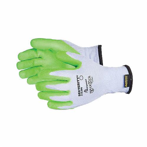 Reusable Gloves Superior Glove S10LXPB-6 String Cotton/Poly Gloves with Hi-Viz Latex and Punkban Puncture & Cut Palm (Size 6)