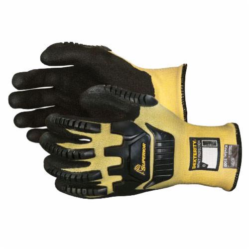 Reusable Gloves Superior Glove SKGPNVB/M Blended Kevlar Gloves with Micropore Nitrile Palms and Anti-Impact Taper Back (Medium)