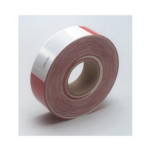 Safety Tapes 3M 983-326-2X50 Truck Conspicuity Markings 983-326 ES edge sealed Red/White (2 Inch x 50 Yards)