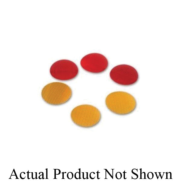 Safety Tapes 3M 989-74-2X50 Reflectors 989-74 Amber (2 Inch x 3.5 Inch)