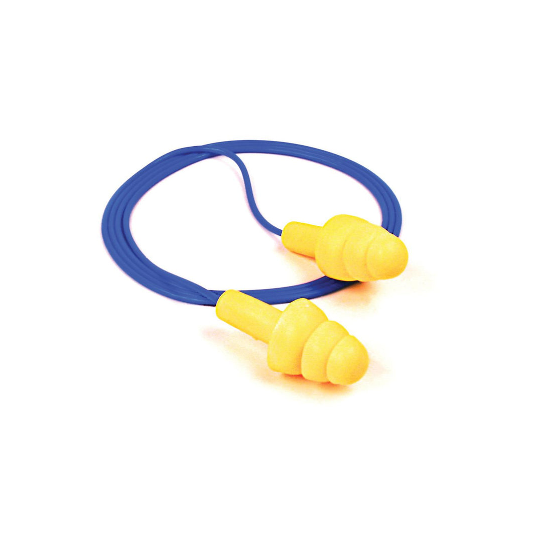 Corded Ear Plugs 3M 340-4014 E-A-R Ultrafit Corded Earplugs Yellow