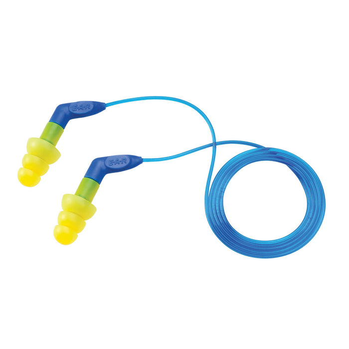 Corded Ear Plugs 3M 340-8002 E-A-R Ultrafit 27 Corded Earplugs Yellow