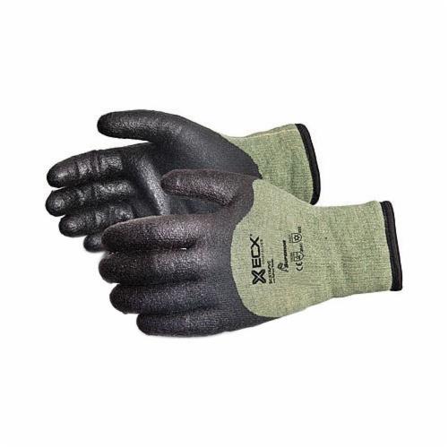 Reusable Gloves Superior Glove SCXTAPVC/M String Kevlar/Steel & Nylon Gloves with Terry Wool Lining and PVC Coated Palms (Medium)